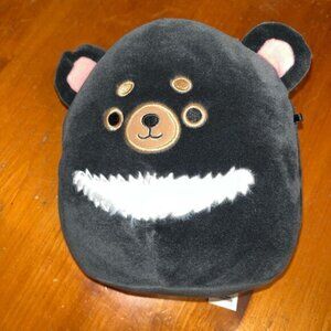 Squishmallows Jungle Wildlife Squad Tajo the Black Tasmanian Devil 7 1/2"